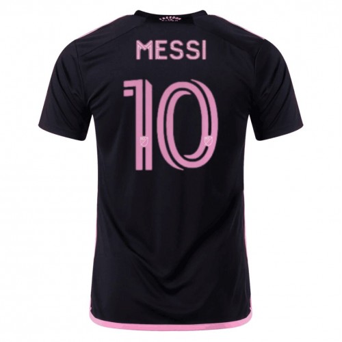 Dres Inter Miami Lionel Messi #10 Gostujuci 2023-24 Kratak Rukav